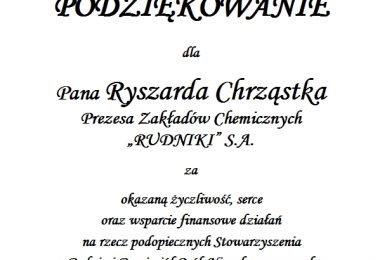Podziękowania od Daru Serca