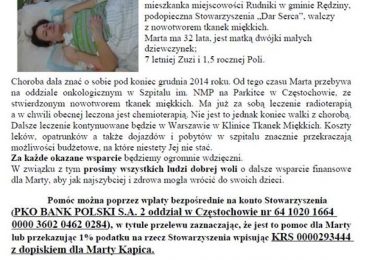 1% podatku dla Marty