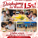 Podziękowanie za 1%
