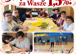 Podziękowanie za 1%